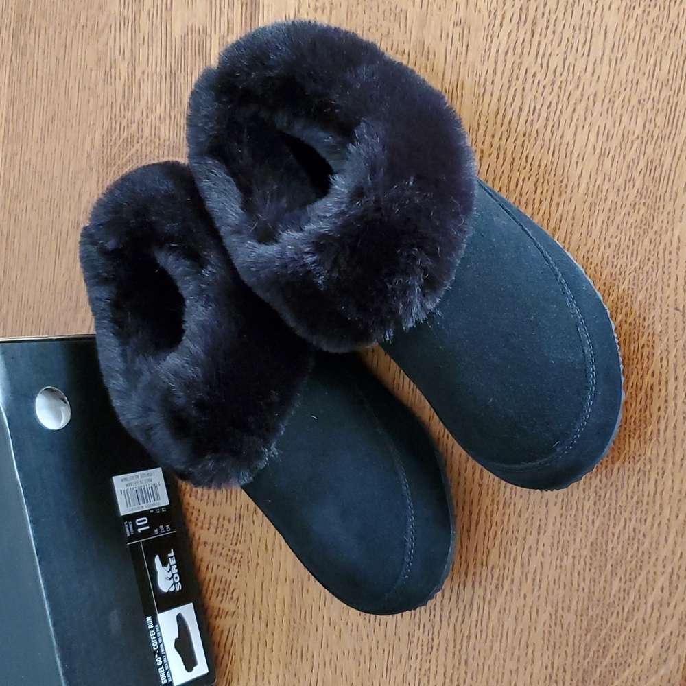 Sorel Coffee Run Slippers in black - Picture 6 of 16